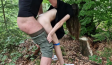 Romantic Fuck in the Forest Whit my Girl