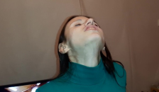 My Girlfriend Rubs my Leg and Cums in Clothes - Lesbian_illusion