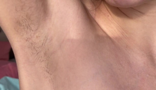 Hairy Armpits up Close on Camera!