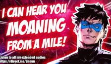 Hearing you Touch Yourself...[Deep Voice] [superhero]
