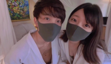 A Couple in Love at a Luxury Hotel in Bali, a Japanese Amateur Couple in their 20s