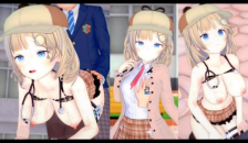 [hentai Game Koikatsu! ]have Sex with Big Tits Vtuber Watson Amelia.3DCG Erotic Anime Video.