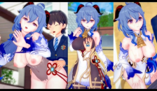 [hentai Game Koikatsu! ]have Sex with Big Tits Genshin Impact Ganyu.3DCG Erotic Anime Video.