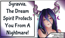 Syravva, the Dream Spirit Protects you from a Nightmare! [SFW/Wholesome]