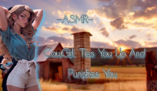 ASMR| CowGirl Ties you up and Puni**es you [F4M/Binaural][PT2]